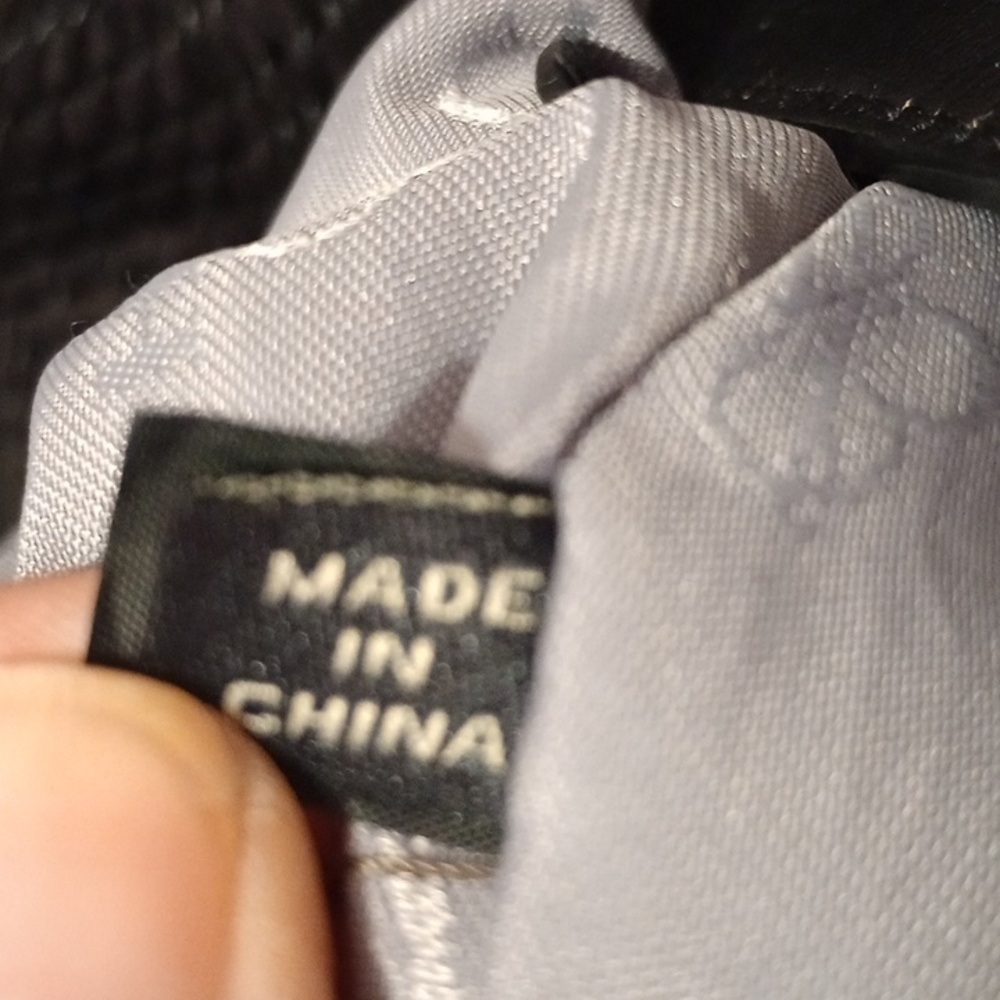 Cole Haan Black Open Weaved Leather Tote - Picture 6 of 9